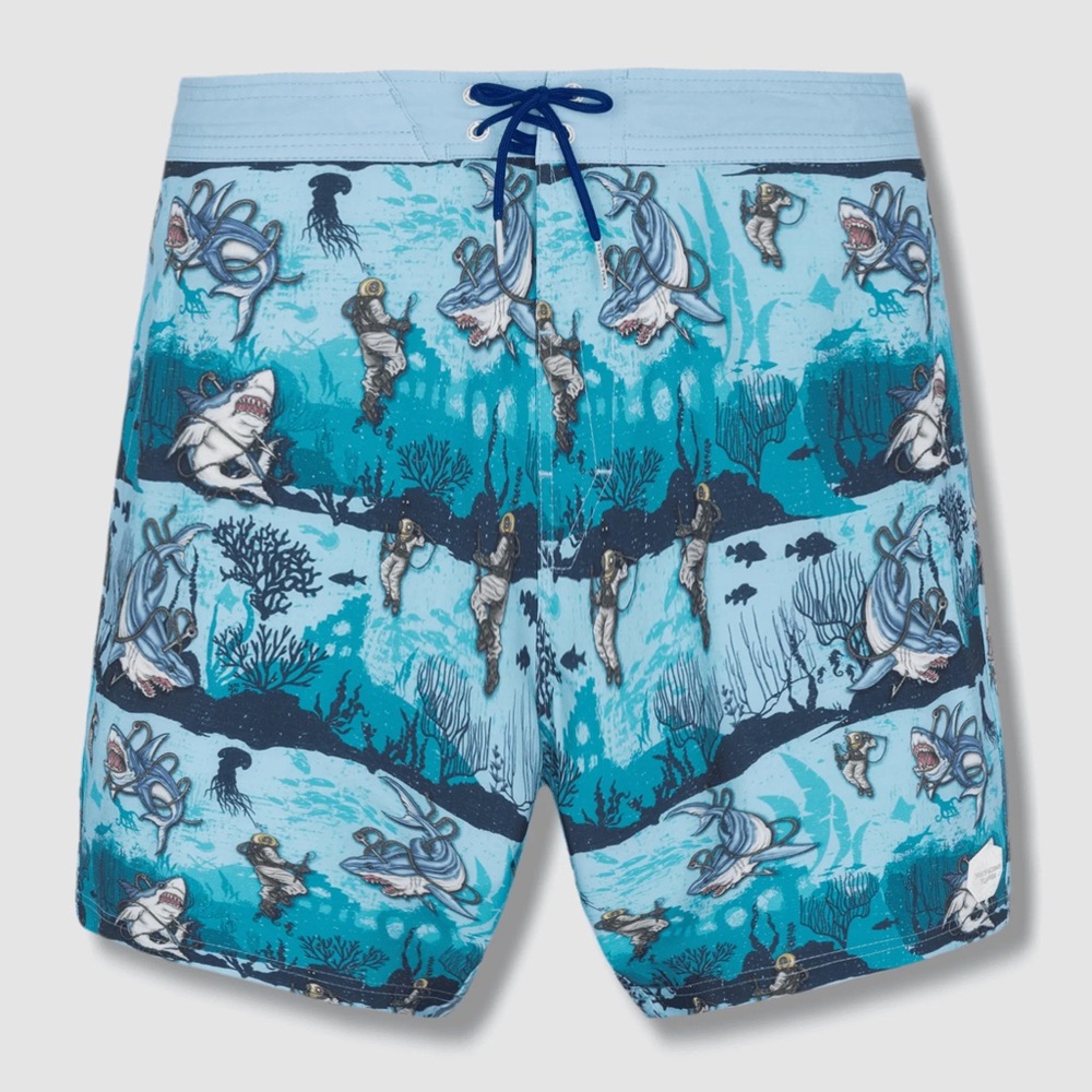 NWT! Psycho Tuna ‘Deadly Dive’Swim Shorts